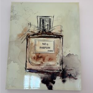 Elegant Brown Perfume Bottle Art Print